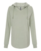 Women’s Lightweight California Wave Wash Hooded Sweatshirt - PRM2500 - Print Me Shirts