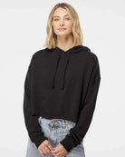 Women’s Lightweight Crop Hooded Sweatshirt - AFX64CRP - Print Me Shirts