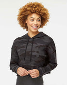 Women’s Lightweight Crop Hooded Sweatshirt - AFX64CRP - Print Me Shirts