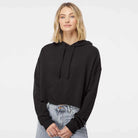 Women’s Lightweight Crop Hooded Sweatshirt - AFX64CRP - Print Me Shirts