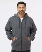 Crossfire Heavyweight Power Fleece Hooded Jacket with Thermal Lining - 7033 - Print Me Shirts