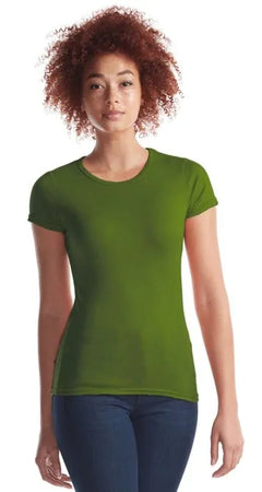 Bamboo Ladies Crewneck T - Style 56 - Print Me Shirts