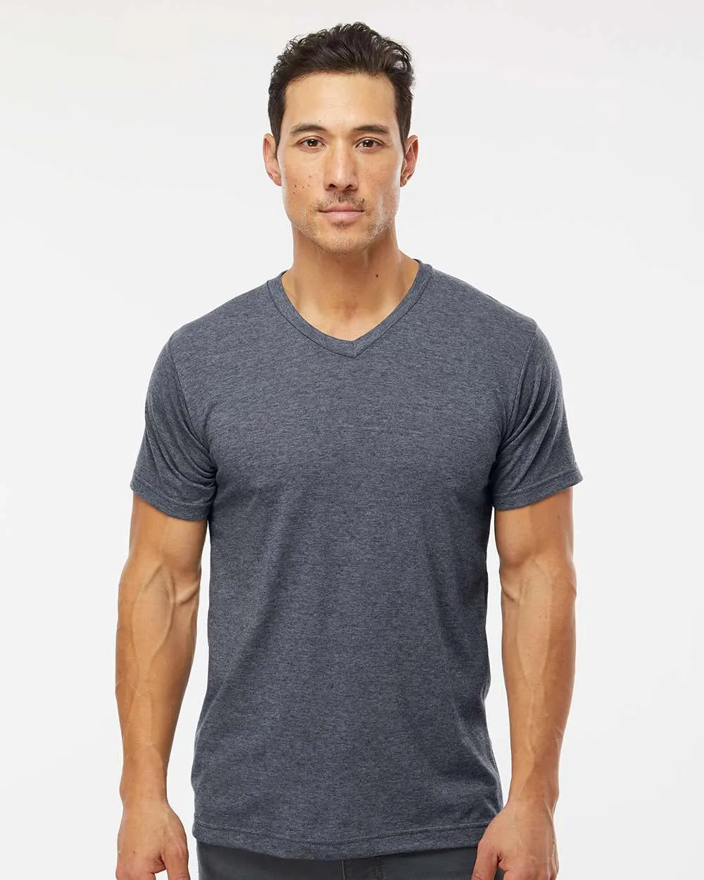 Deluxe Blend V-Neck T-Shirt - 3543 - Print Me Shirts