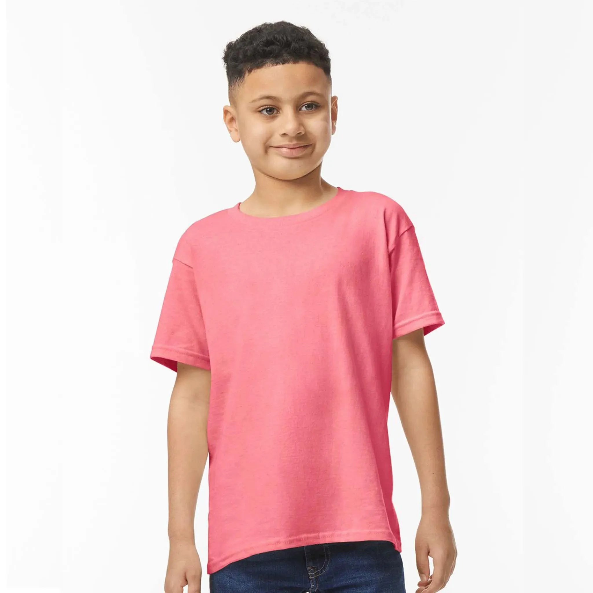 5100P Gildan Heavy Cotton™ Toddler T-Shirt Light Pink – Detail
