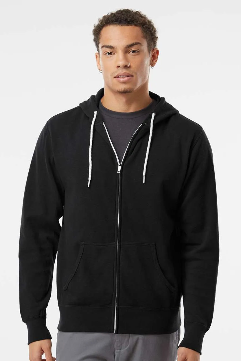 Lightweight Full-Zip Hooded Sweatshirt - AFX90UNZ - Print Me Shirts