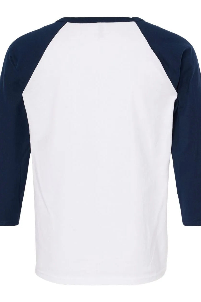 Raglan Three-Quarter Sleeve Baseball T-Shirt - 5540 - Print Me Shirts