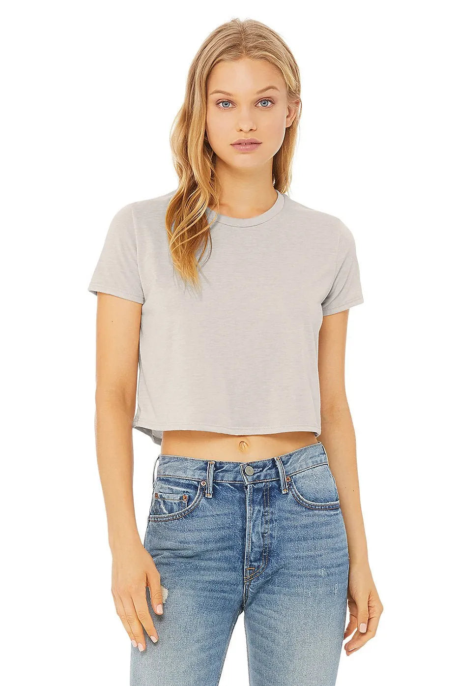 Women’s Flowy CropTee - 8882 - Print Me Shirts