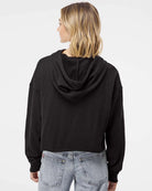 Women’s Lightweight Crop Hooded Sweatshirt - AFX64CRP - Print Me Shirts